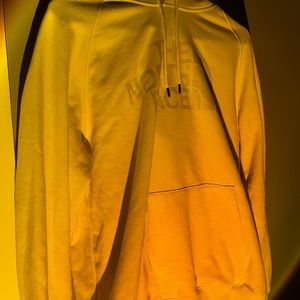 Beige north face hoodie